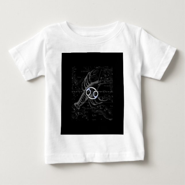 T-shirts Chrome como Cancer Sinal em Hevelius Engraando (Frente)