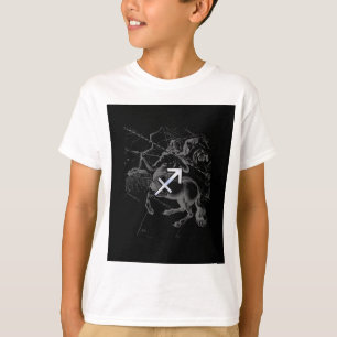 T-shirts Chrome Sagittarius Símbolo Zodiac Hevelius cerca d
