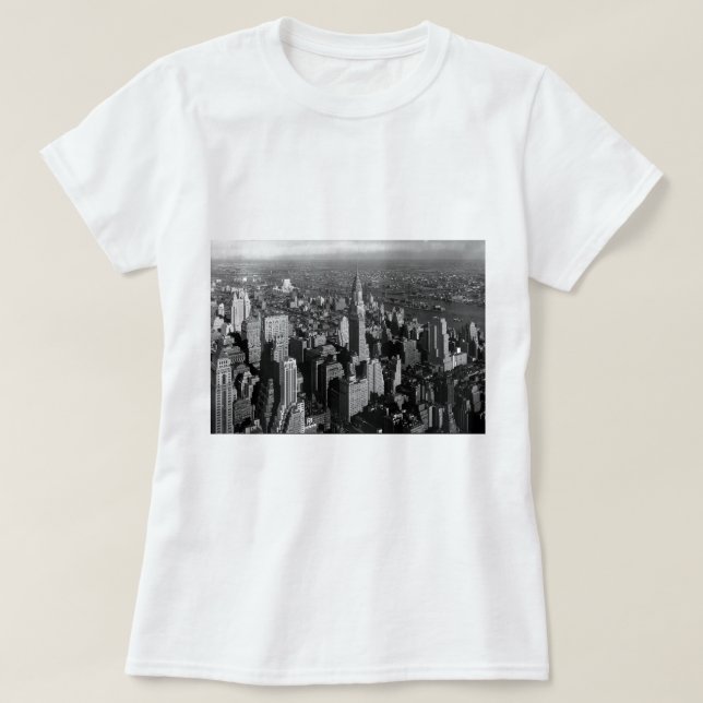 T-shirts Chrysler Building New York Manhattan (Frente do Design)