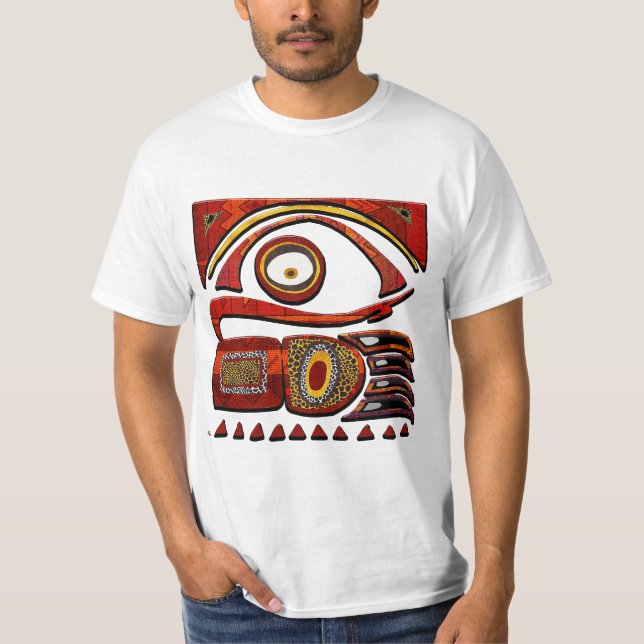 T-shirts Chu Mtu African Folk Art (Frente)