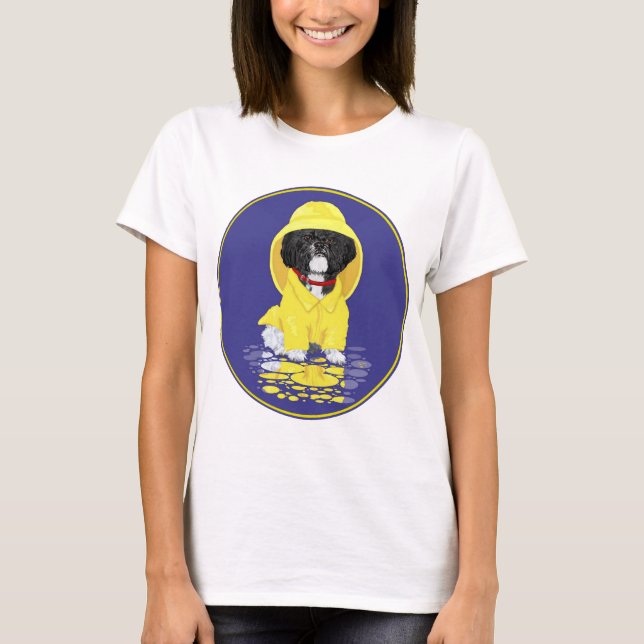 T-shirts Chuvas de Abril Shih Tzu (Frente)