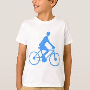 T-shirts Ciclagem - azuis bebés