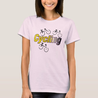 T-shirts Ciclagem com bicicleta