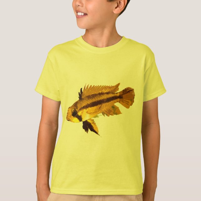 T-shirts Ciclídeo Anão (Frente)
