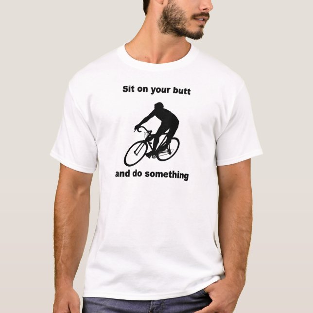 T-shirts Ciclismo engraçado (Frente)