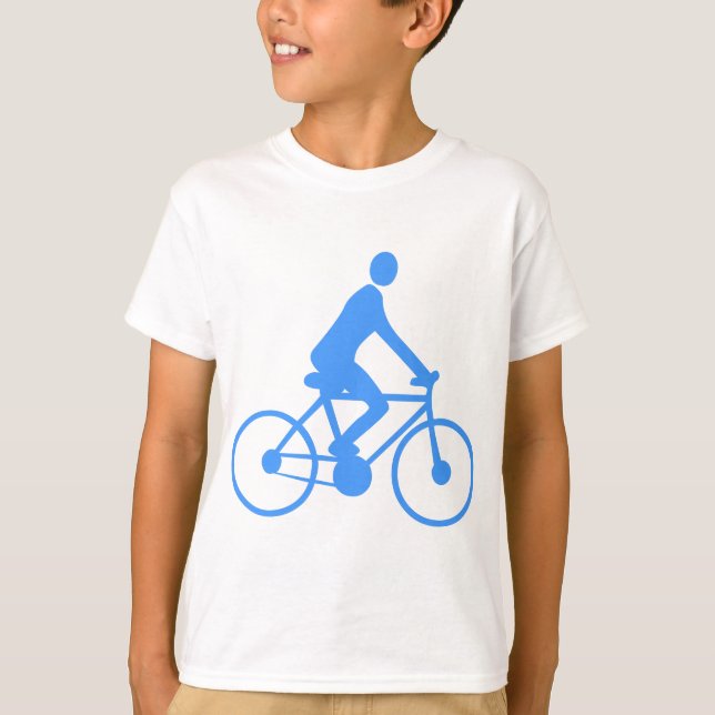 T-shirts Ciclo - Azul Bebê (Frente)