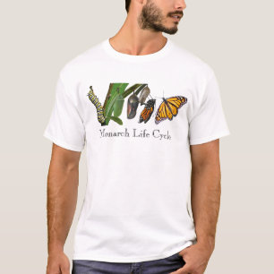 T-SHIRTS CICLO DE VIDA DO MONARCA