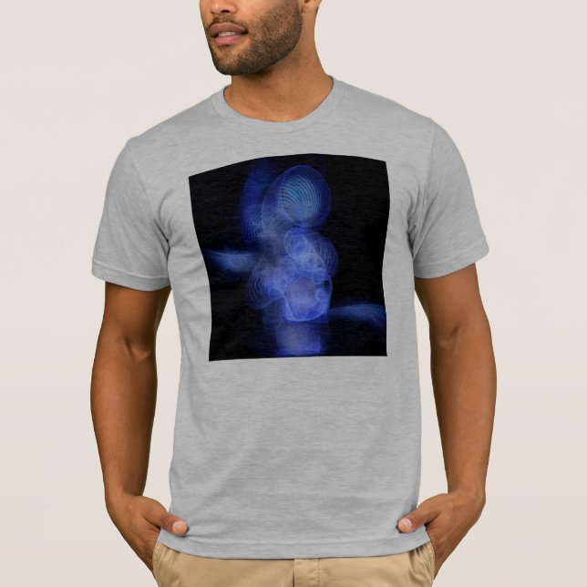 T-shirts Ciclone azul (Frente)