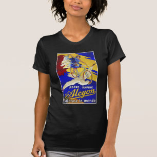 T-shirts Ciclos de Alcyon - arte da bicicleta do vintage