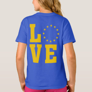 T-shirts Cidadãos da União Europeia, AMOR UE