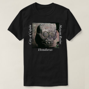 T-shirts Cidade da foto maia das ruínas de Copan projetada