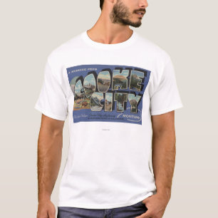T-shirts Cidade de Cooke, Montana - grandes cenas da letra