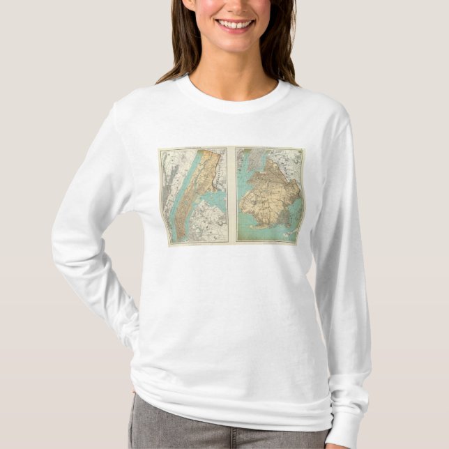 T-shirts Cidade de NY, Brooklyn (Frente)