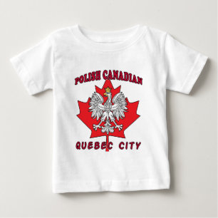 T-shirts Cidade de Quebec - Folha Polonesa