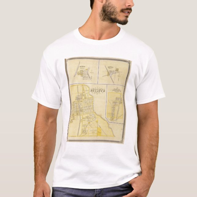 T-shirts Cidade incorporada de Decatur (Frente)