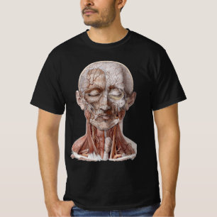 T-shirts Ciência da Anatomia Humana Vintage, Nariz Da Garg