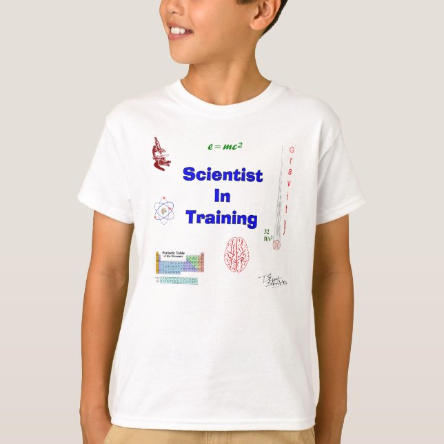 T-shirts Cientista em Formação (Frente)