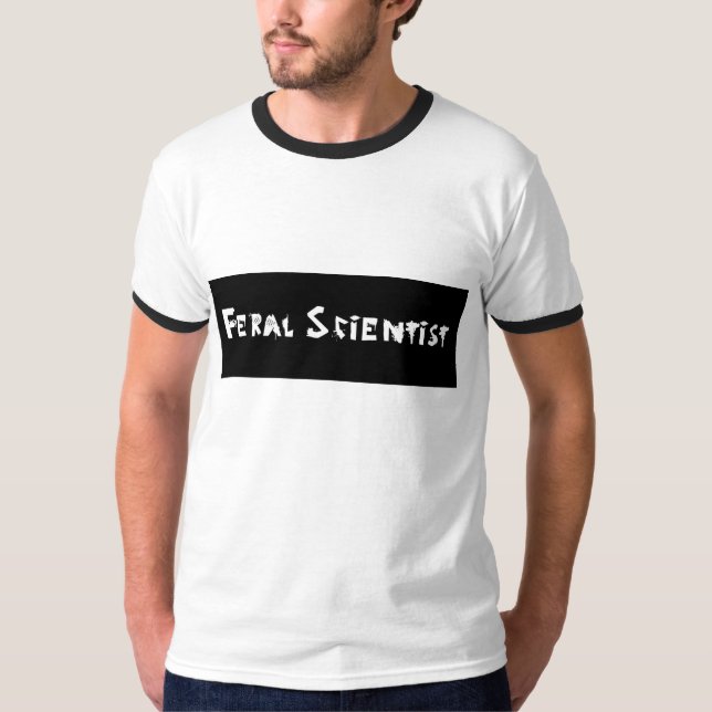 T-shirts Cientista feroz (Frente)