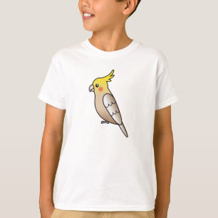 T-shirts Cinnamon Cartoon Cockatiel Parrot Bird
