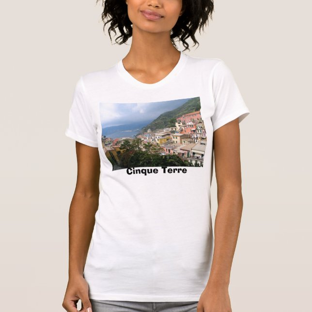 T-shirts Cinque Terre Italia (Frente)