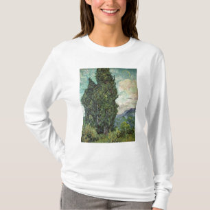 T-shirts Ciprestes de Vincent van Gogh , 1889