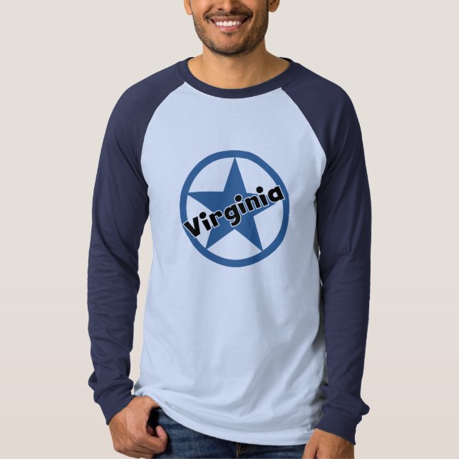 T-shirts Circle Virginia (Frente)