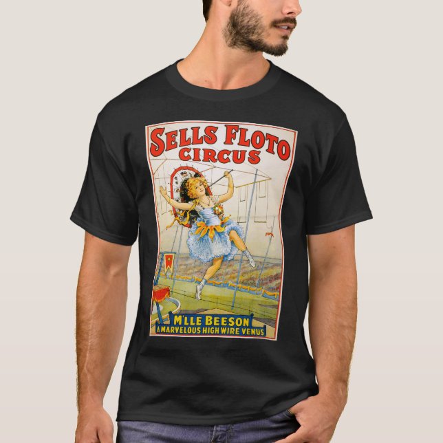 T-shirts Circo de Floto das vendas (Frente)