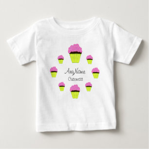 T-shirts Círculo de Cupcakes de beleza