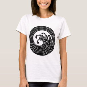 T-shirts Círculo de onda em turbilhão