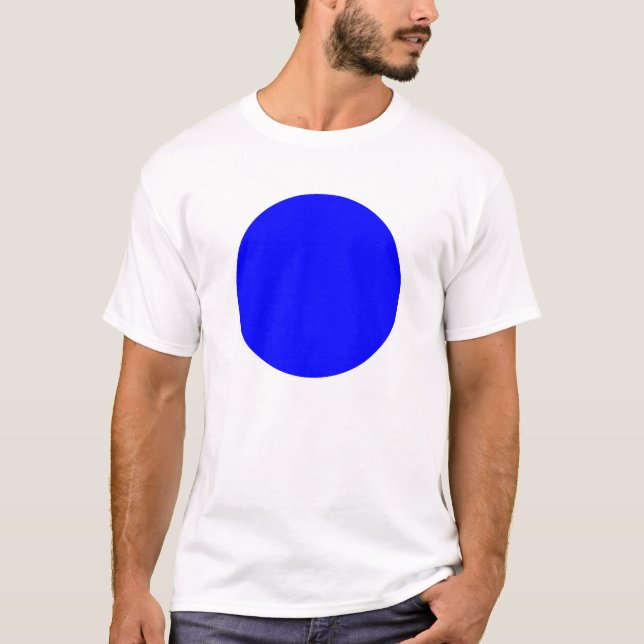 T-shirts Círculo Simples - Azul (Frente)