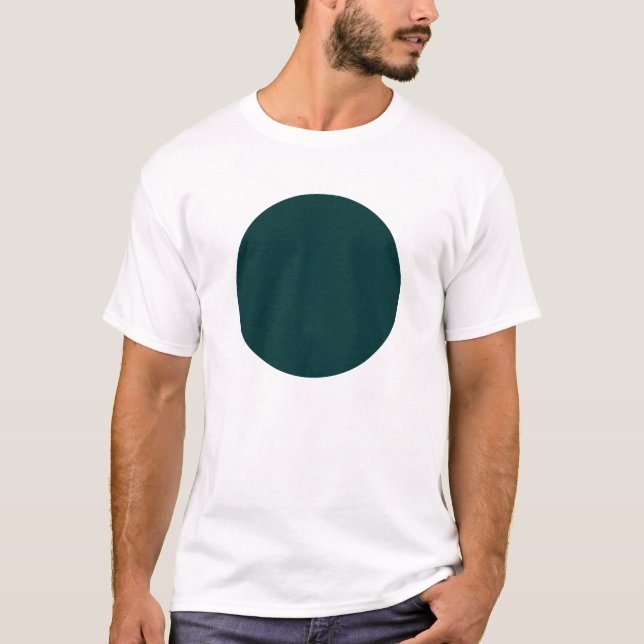 T-shirts Círculo simples - Verde escuro (Frente)