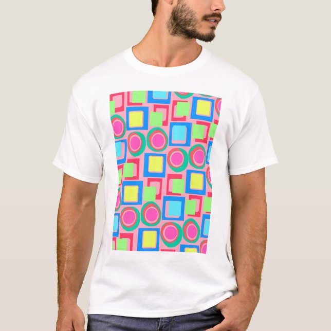 T-shirts Círculos e quadrados (Frente)
