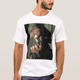 T-shirts Círculos vazios de uma munição das cargas marin