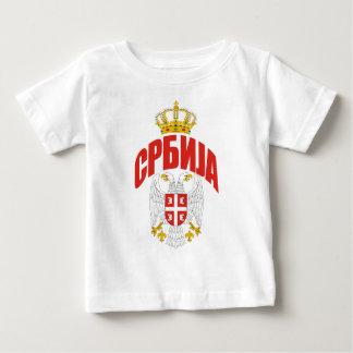 T-shirts Cirílico de Serbia