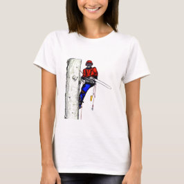 T-shirts Cirurgião Árvore Arborista no trabalho presente Ch