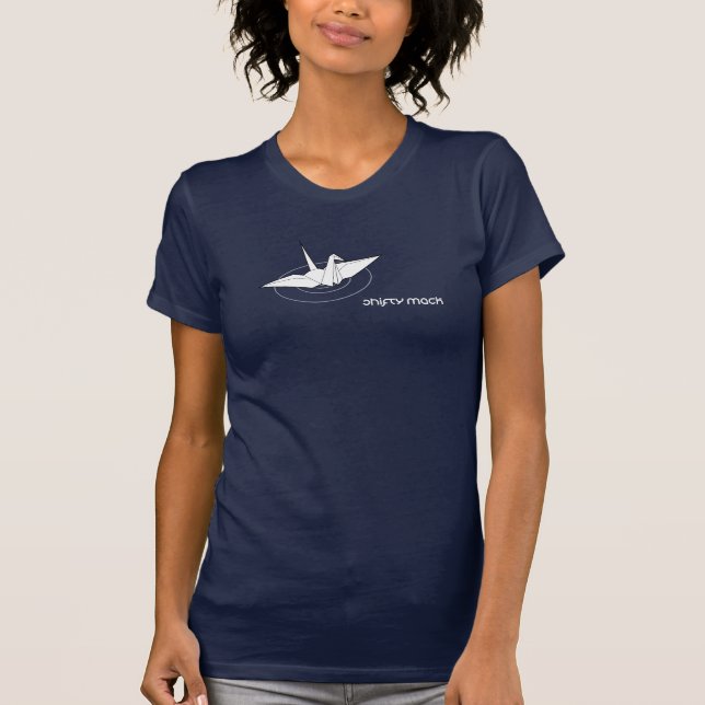 T-shirts Cisne de Origami (Frente)
