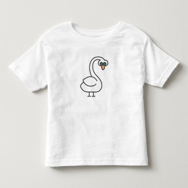 T-shirts Cisne de Swivvel (Frente)