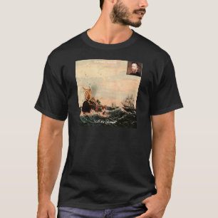 T-shirts Citação de Herman Melville Chame-me Ismael