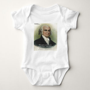 T-shirts Citação de James Madison "Filosofia/Senso Comum"