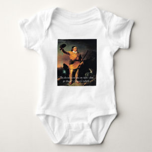 T-shirts Citação de Sabedoria "Vá em Frente" de Davy Crocke