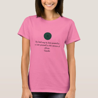 T-shirts Citação Inspiracional Gandhi Sobre Autoajuda