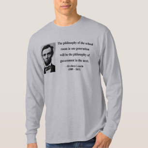 T-shirts Citações 11b de Abraham Lincoln