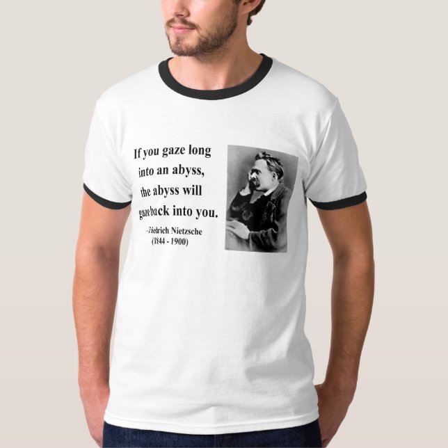 T-shirts Citações 4b de Nietzsche (Frente)