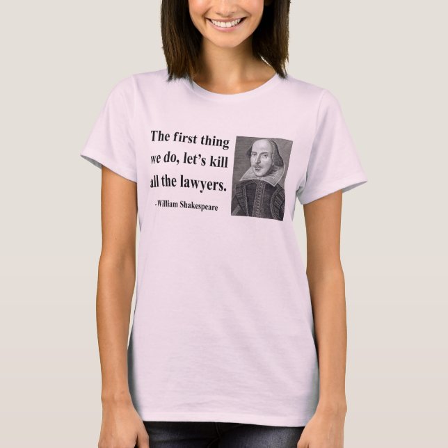 T-shirts Citações 4b de Shakespeare (Frente)