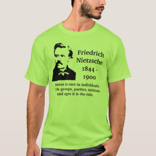 T-shirts Citações da loucura de Nietzsche