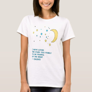 T-shirts Citações das estrelas de Galileo