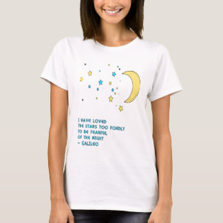 T-shirts Citações das estrelas de Galileo