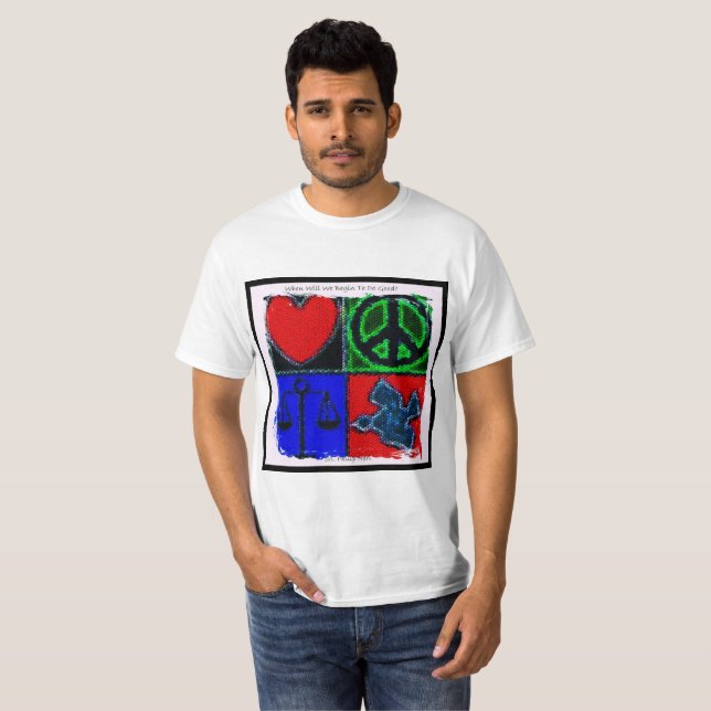 T-shirts Citações de Philip Neri do santo (Frente Completa)