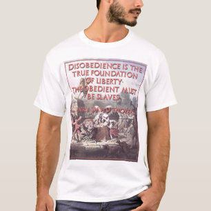 T-shirts Citações de Thoreau na desobediência civil