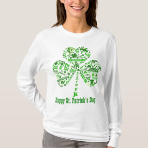 T-shirts Citações do dia de St Patrick feliz